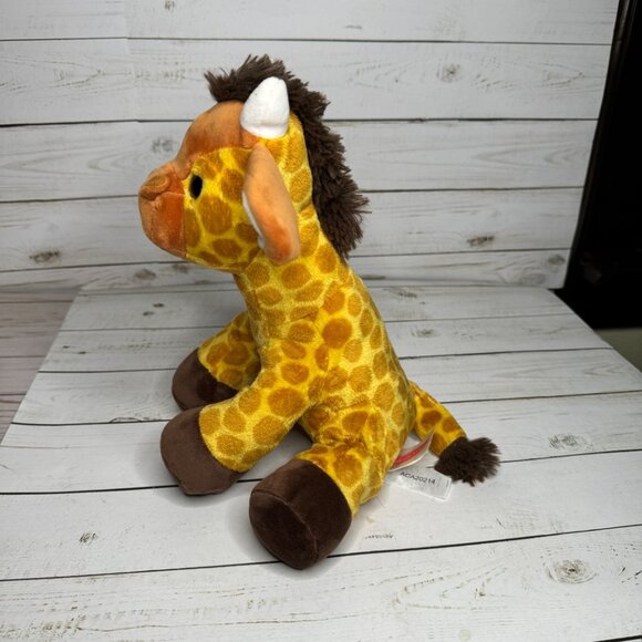 Melissa & Doug 11" Giraffe Plush Toy With Bottle & Diaper Stuffed Animal - Picture 5 of 8